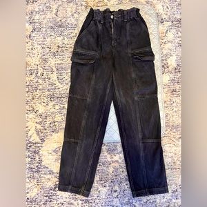 Simple Society Black Cargo Jeans
